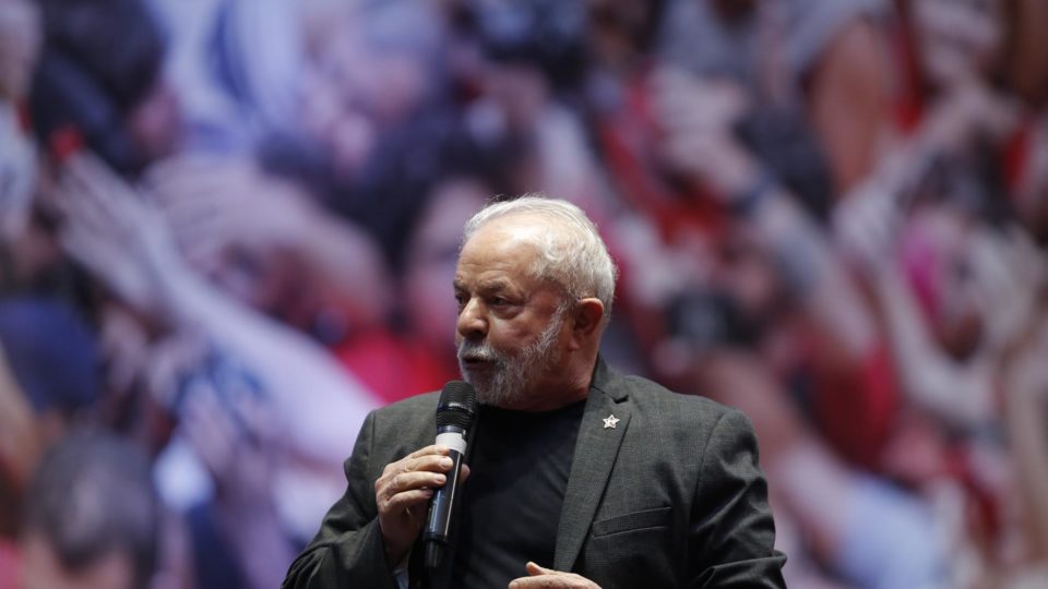 Lula em discurso