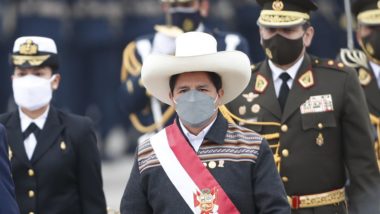 Peru declara estado de emergência em rodovias devido à greve dos transportadores Medida assinada pelo presidente Pedro Castillo suspende livre trânsito nas estradas da malha rodoviária nacional
