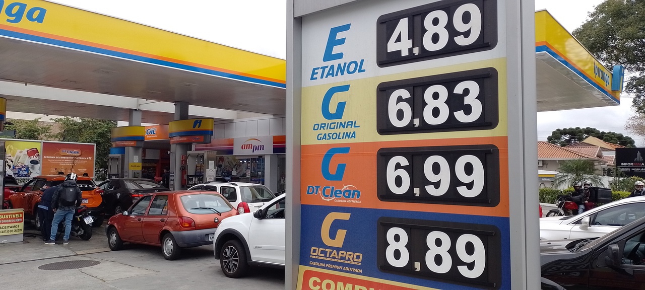 preço da gasolina