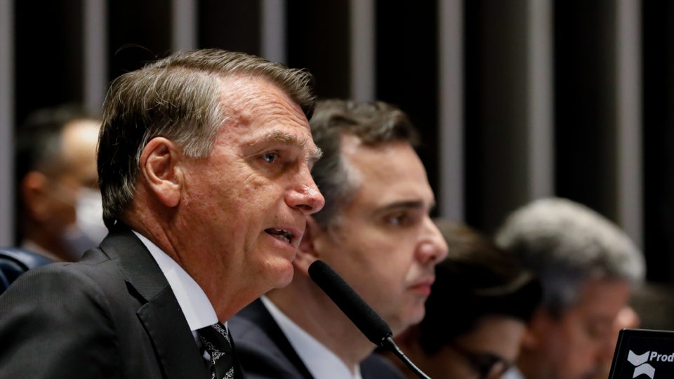 Bolsonaro na promulgação da PEC dos Benefícios