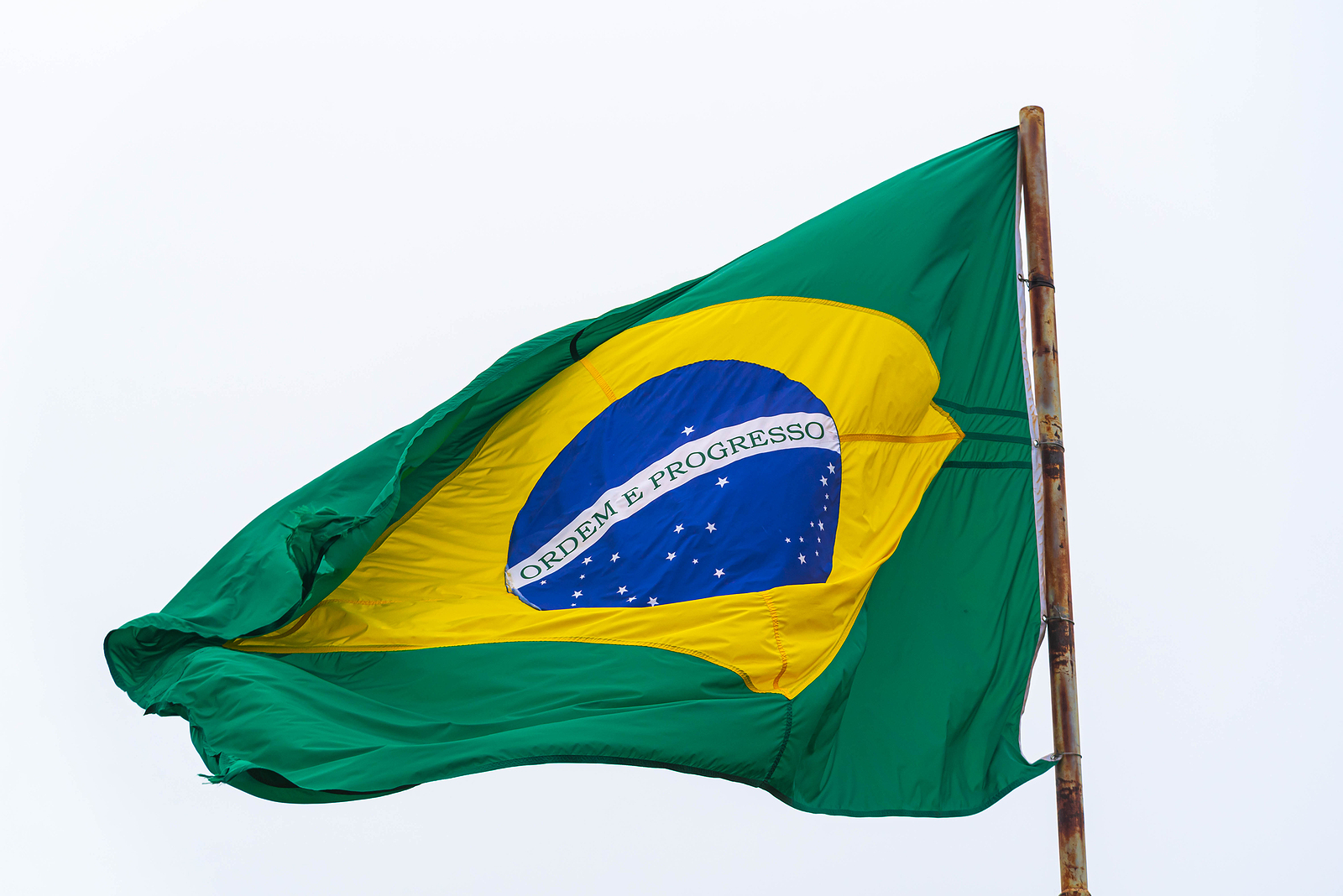 Símbolo nacional, bandeira do Brasil foi pisoteada pela cantora Bebel Gilberto, em show nos EUA na semana passada