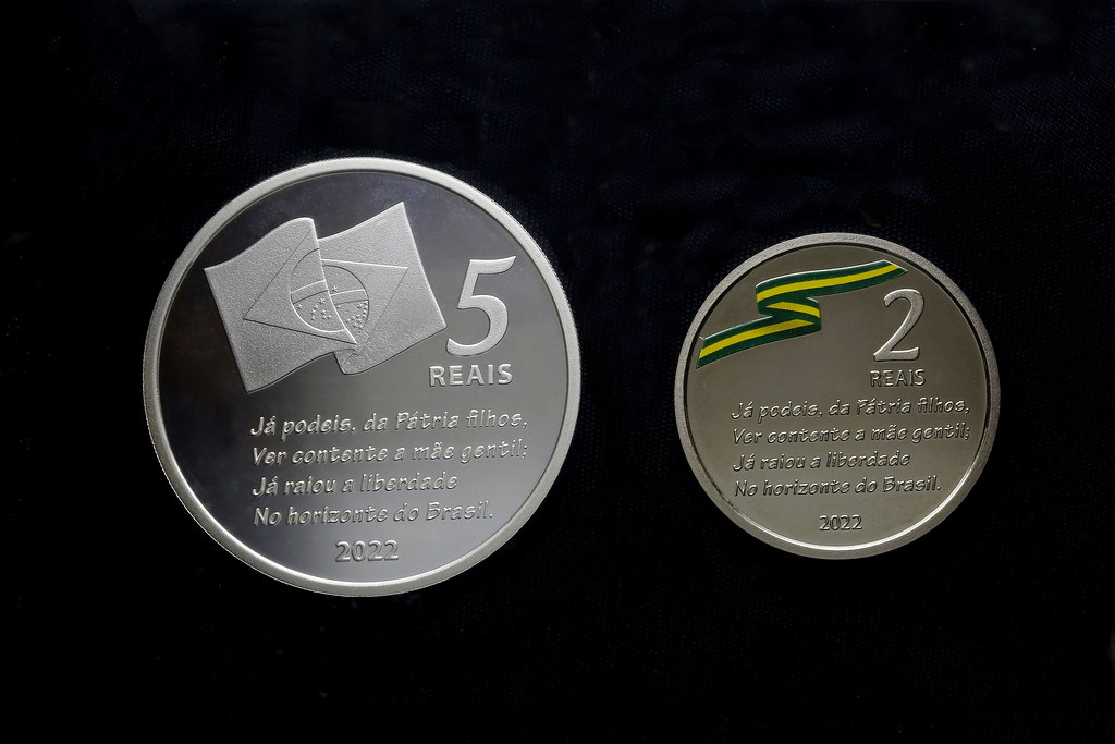 moedas bicentenário da independência