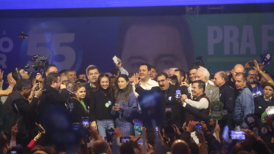 Ratinho Junior candidato à reeleição.
