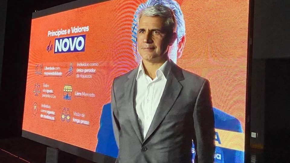 O candidato do Novo à Presidência, Felipe D'Avila.