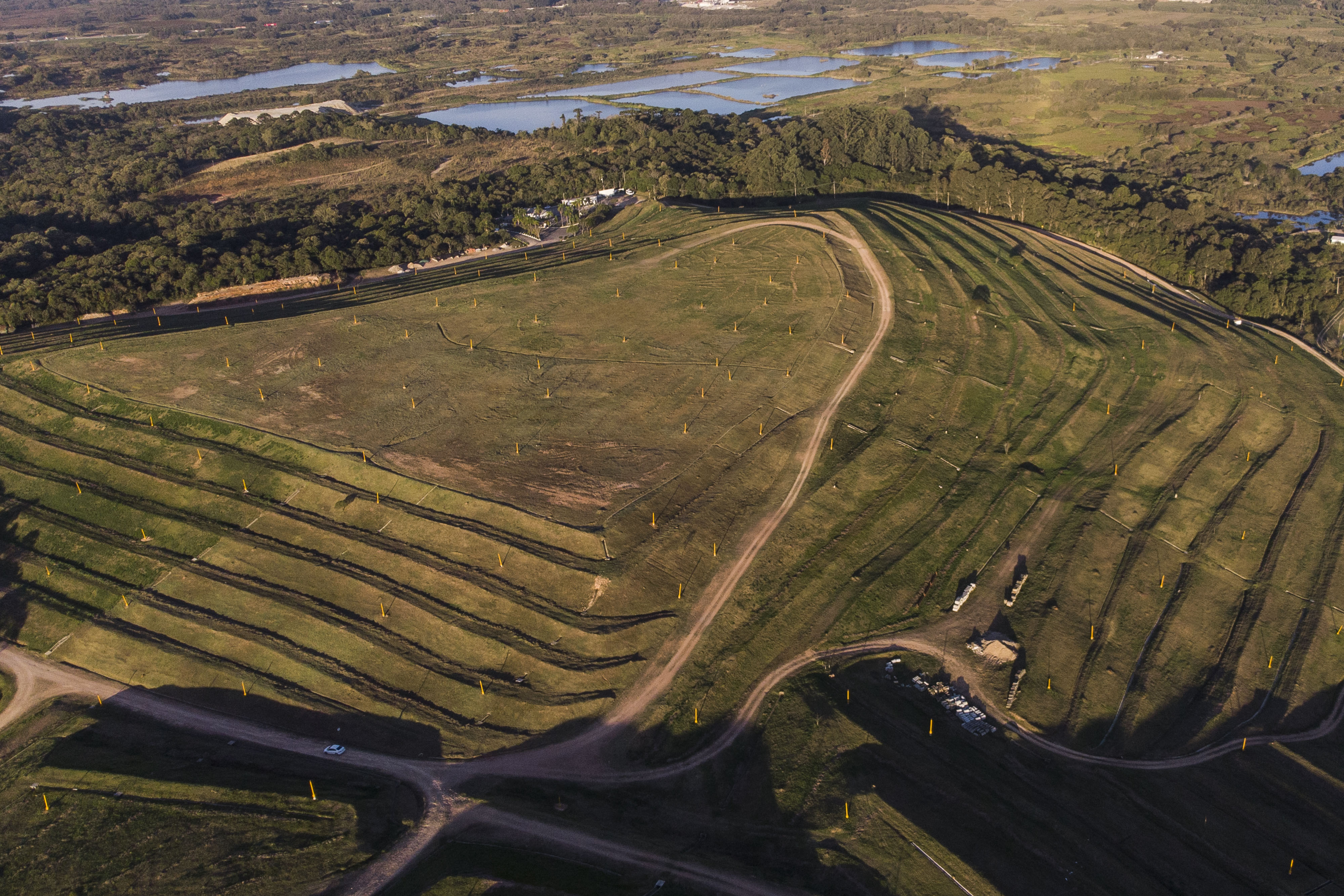 Antigo aterro sanitário da Caximba, em Curitiba.