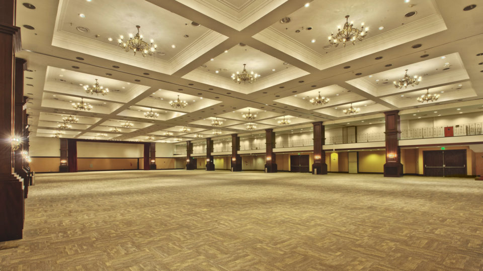 O Grand Ballroom do Bourbon Atibaia possui mais de 1.500 m² de espaço para eventos 