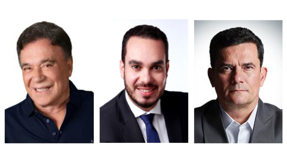 Alvaro Dias, Paulo Martins e Sergio Moro