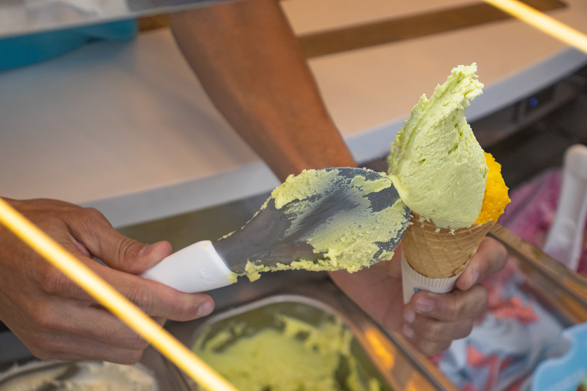 Um gelato cremoso na casquinha: há 20 anos a Freddo mudou a forma do curitibano consumir sorvete.