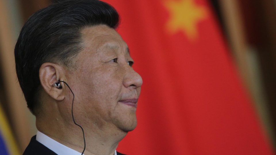 Xi Jinping, ditador chinês, participa de cerimônia oficial no Palácio do Itamaraty, em Brasília, em 2019.