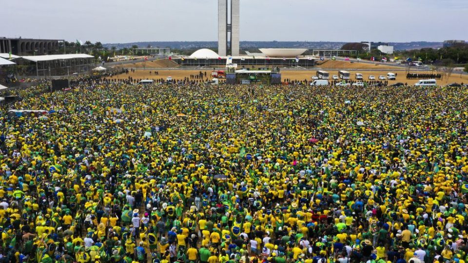 Veja a galeria de fotos dos atos de 7 de setembro pelo Brasil