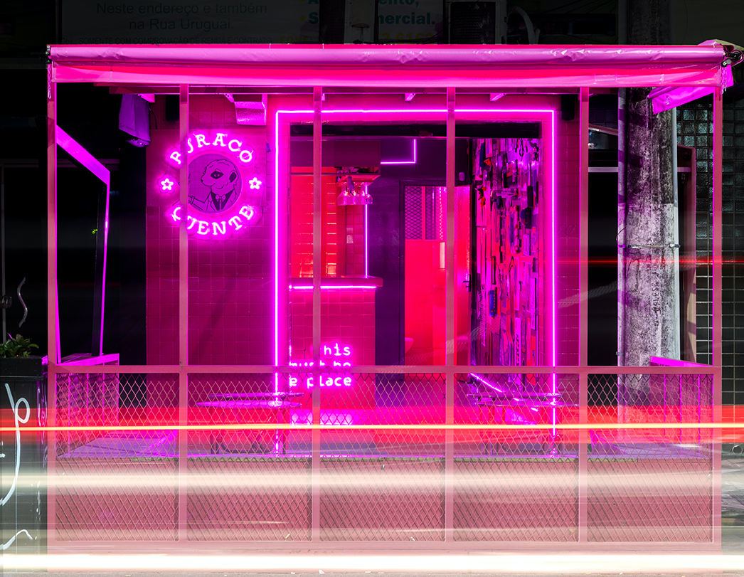 Fachada do Bar Buraco, em Itajaí, litoral de Santa Catarina