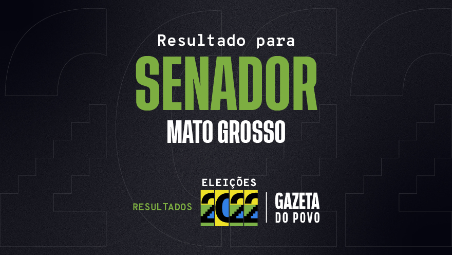 Veja o resultado da eleição para senador no Mato Grosso