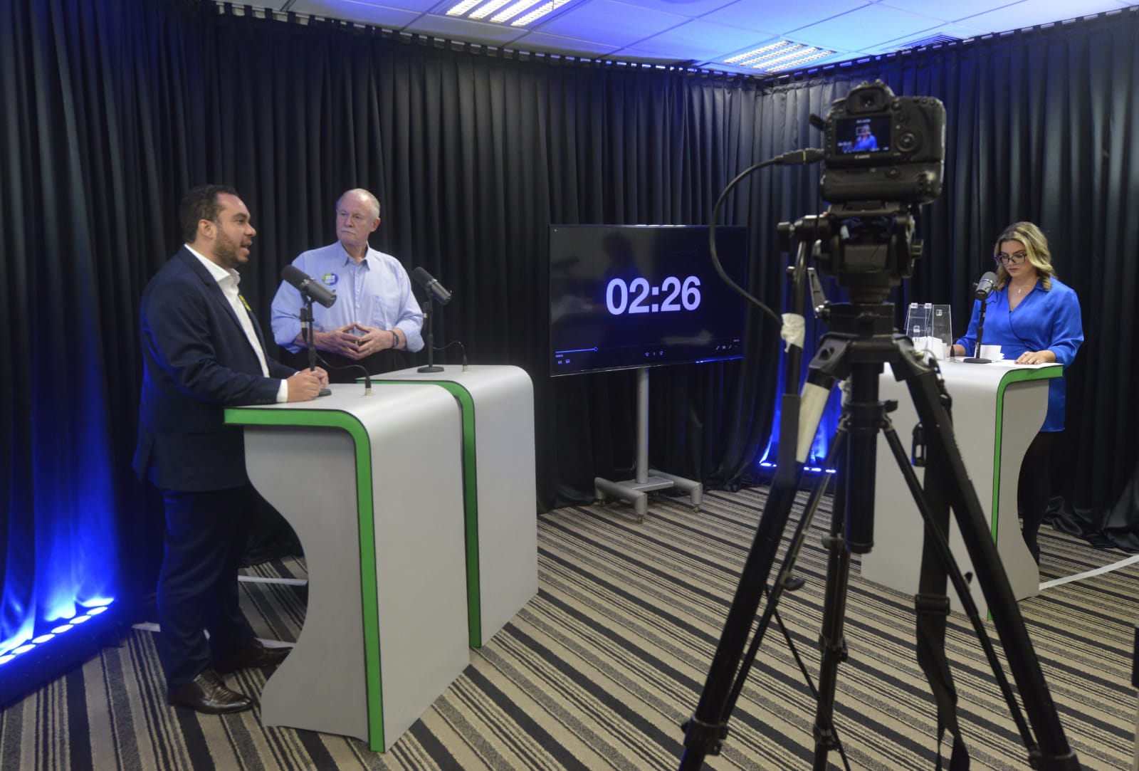 Candidatos estiveram frente a frente no debate para a vaga ao senado em 2022 pela Gazeta do Povo.