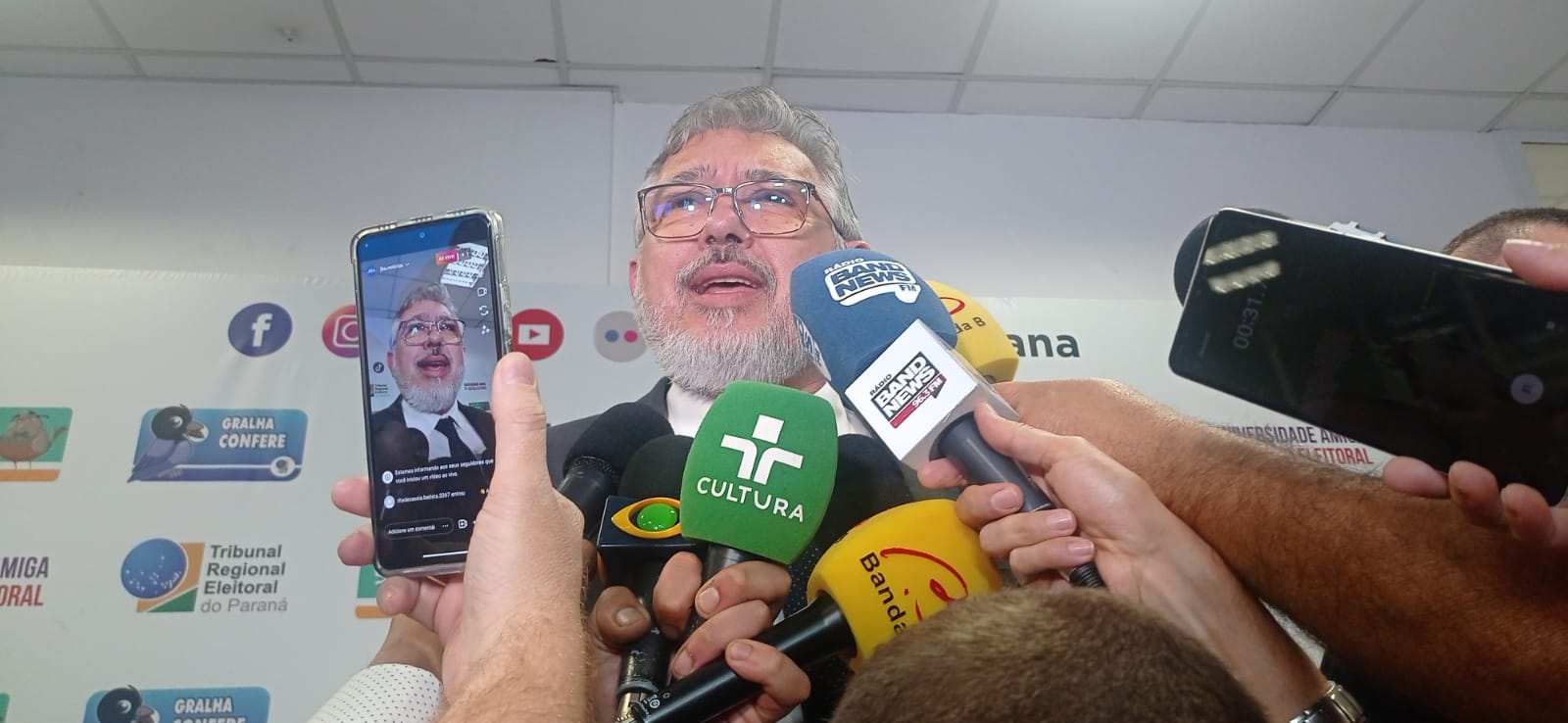 Desembargador Wellington Emanuel Coimbra de Moura, presidente do TRE-PR.