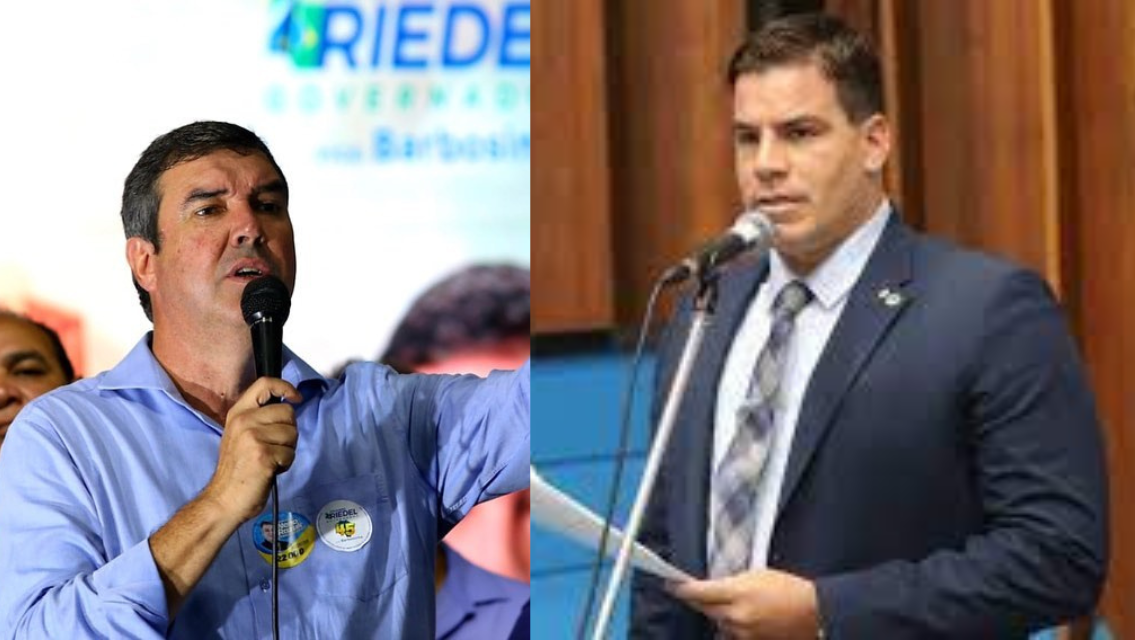 Eduardo Riedel (PSDB) e Capitão Contar (PRTB), adversários na disputa pelo governo do MS