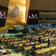 Assembleia Geral da ONU em encontro registrado em outubro de 2022 Imagem referente a matéria