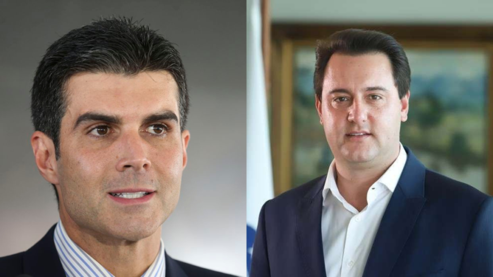 Os governadores Helder Barbalho (PA) e Ratinho Junior (PR)