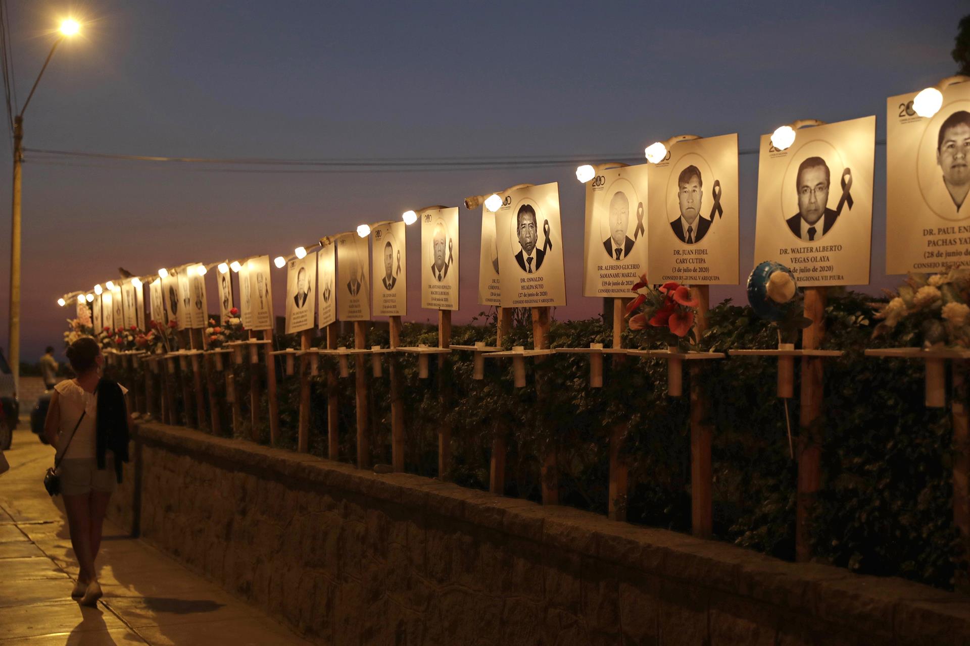 Memorial a médicos falecidos com Covid