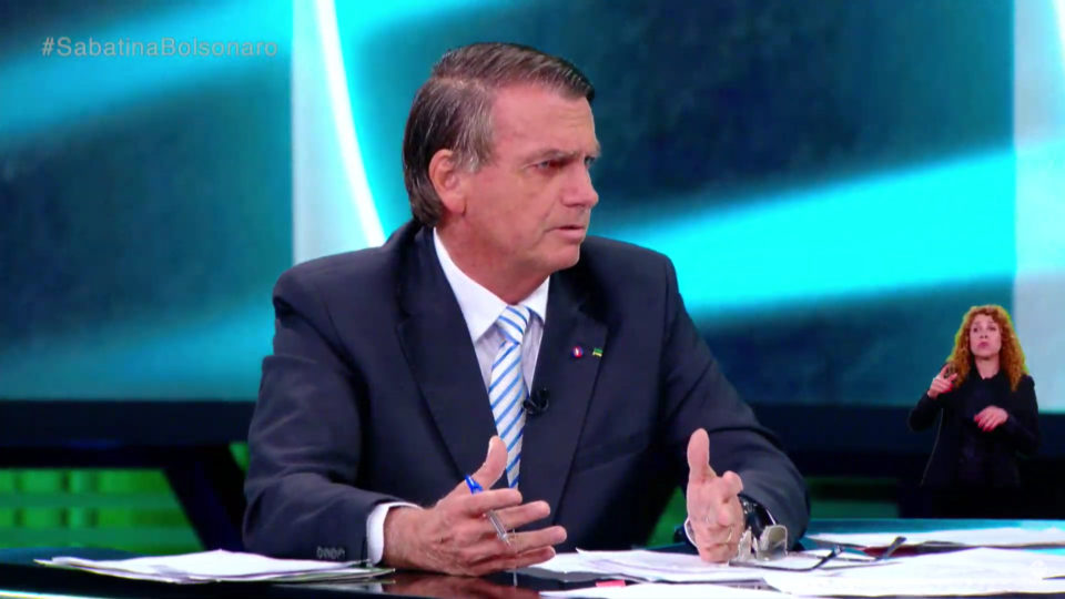 Economia, meio-ambiente, ministros e mais: como foi a entrevista de Bolsonaro a SBT e CNN