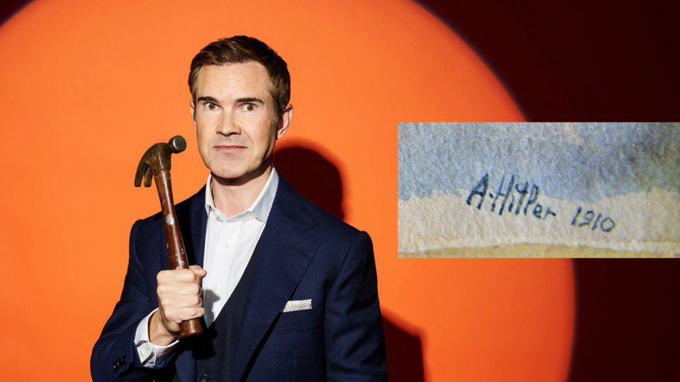 Jimmy Carr destrói arte