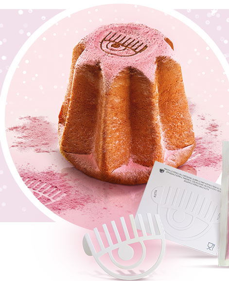 Pandoro, primo do panetone, com açúcar rosa versão Chiara Ferragni