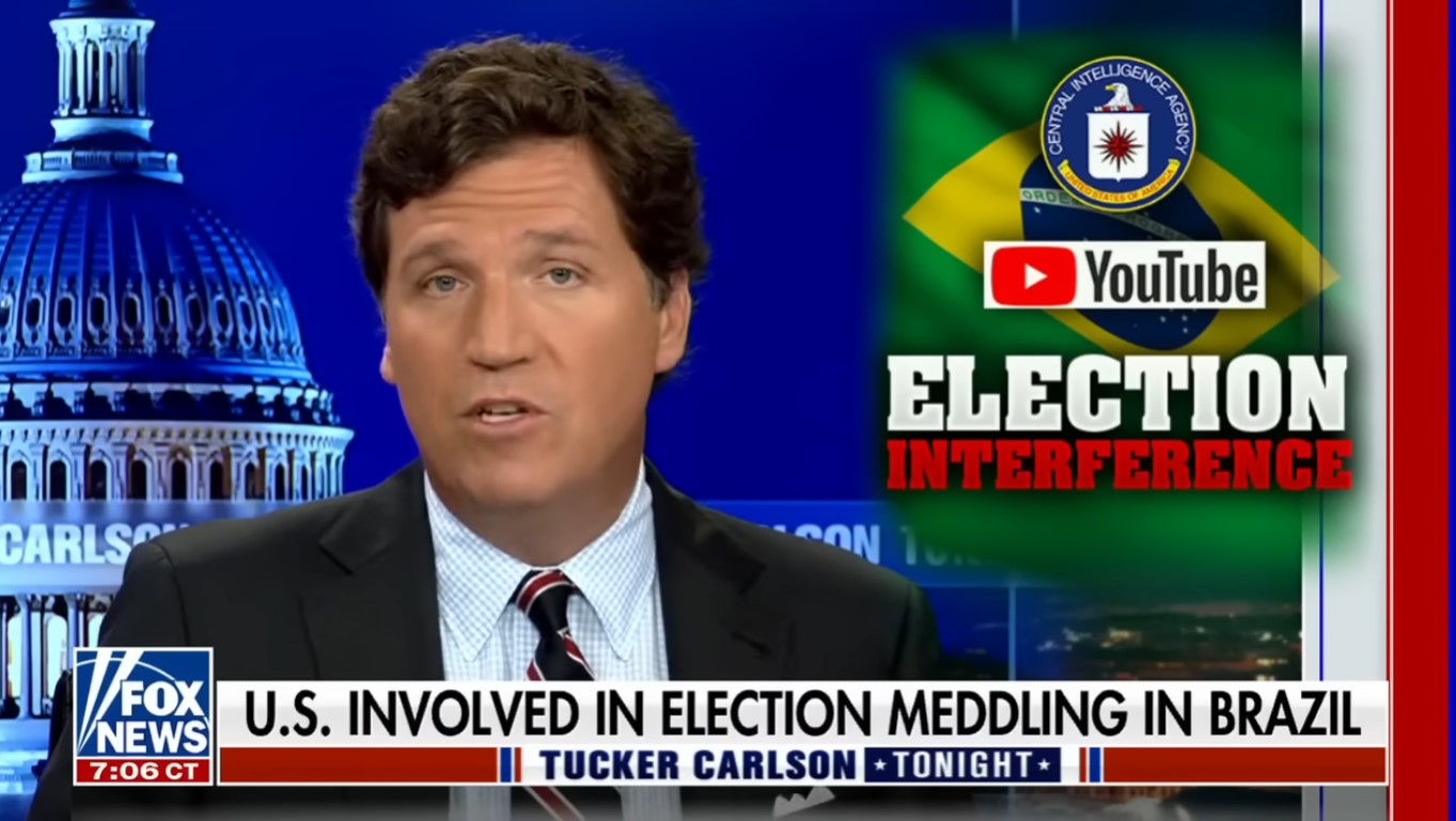 Tucker Carlson fala do Brasil