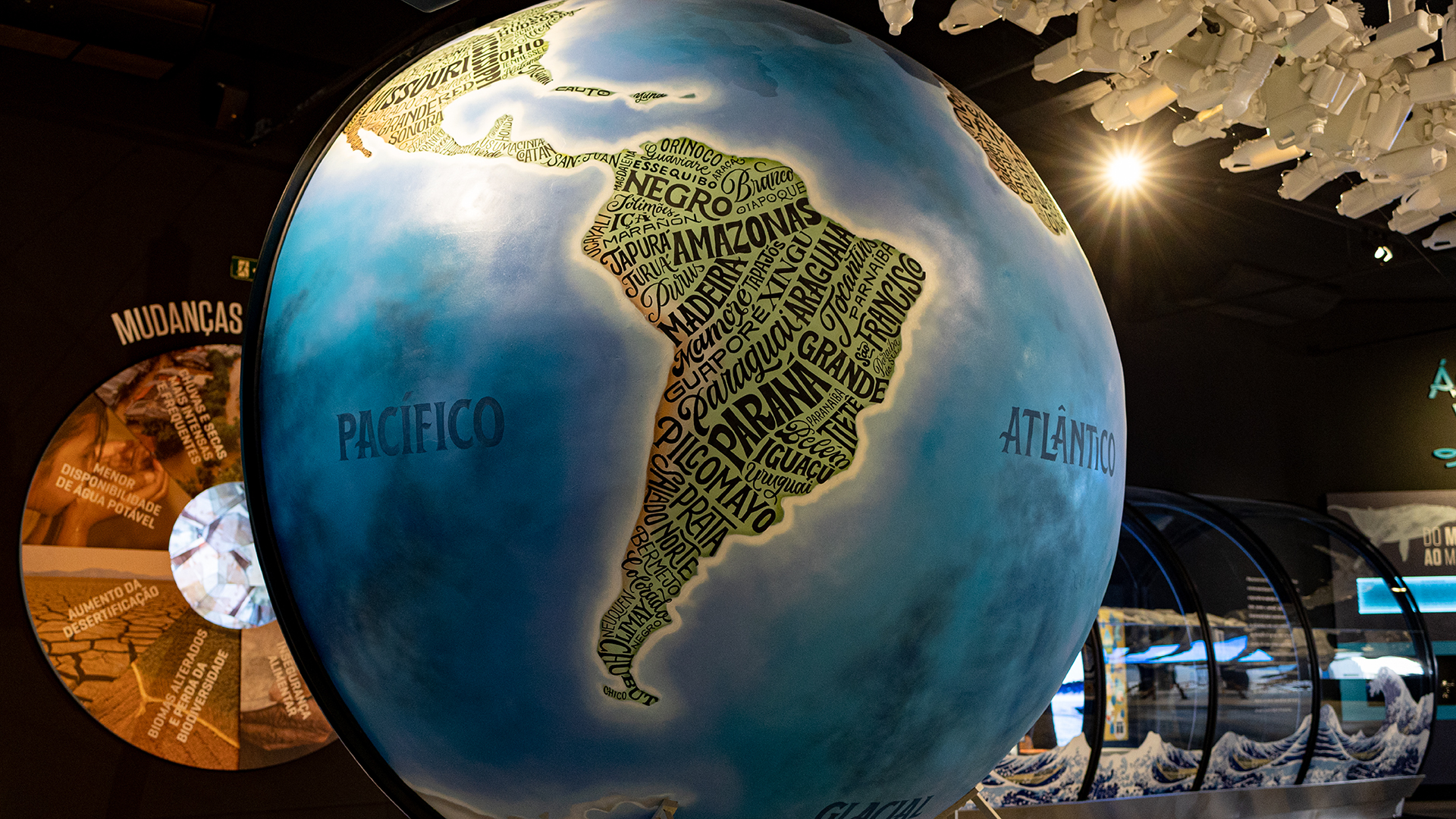 O Museu proporciona aos visitantes uma experiência imersiva em todos os aspectos que envolvem a água