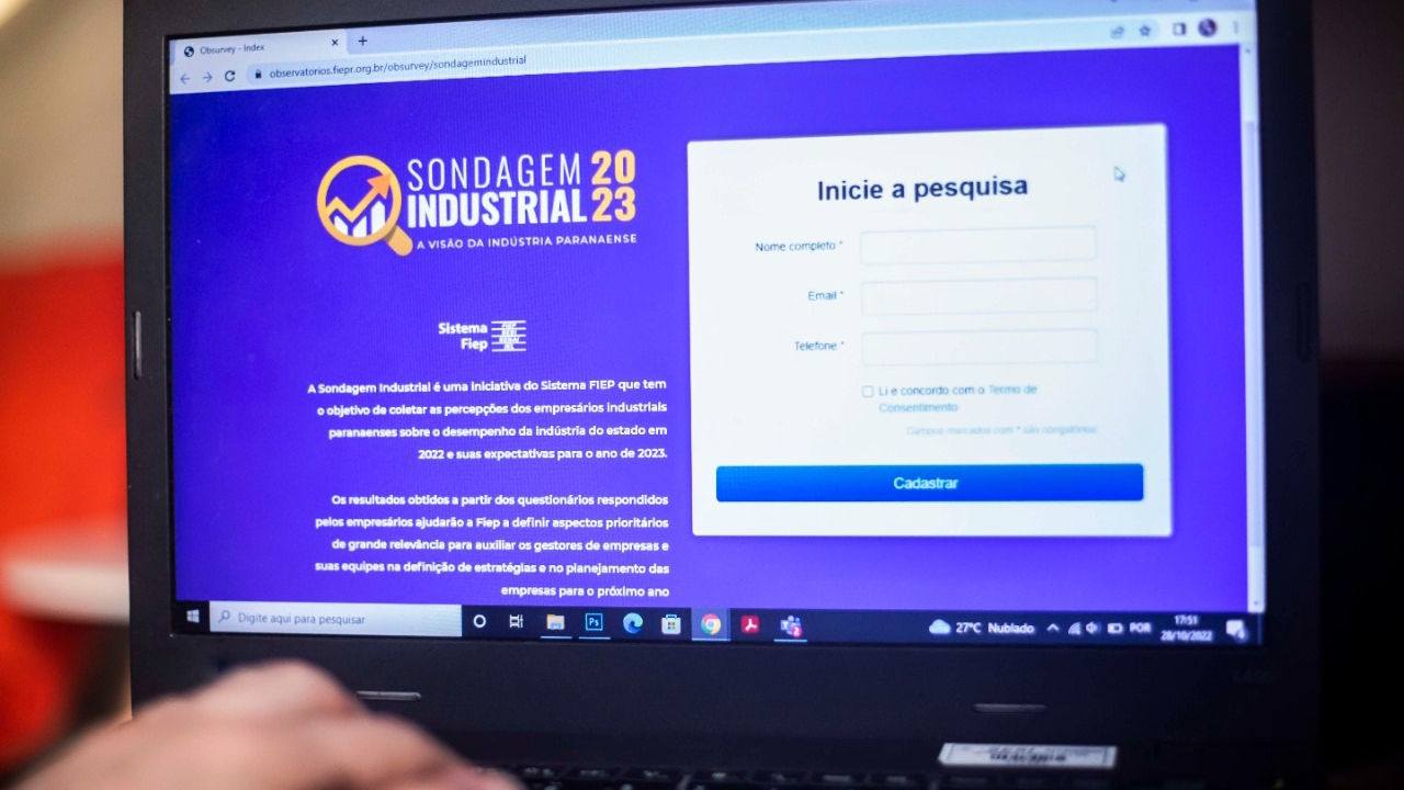 Questionário pode ser respondido até o dia 7 de dezembro