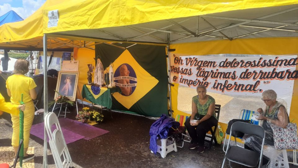 manifestantes em Brasília