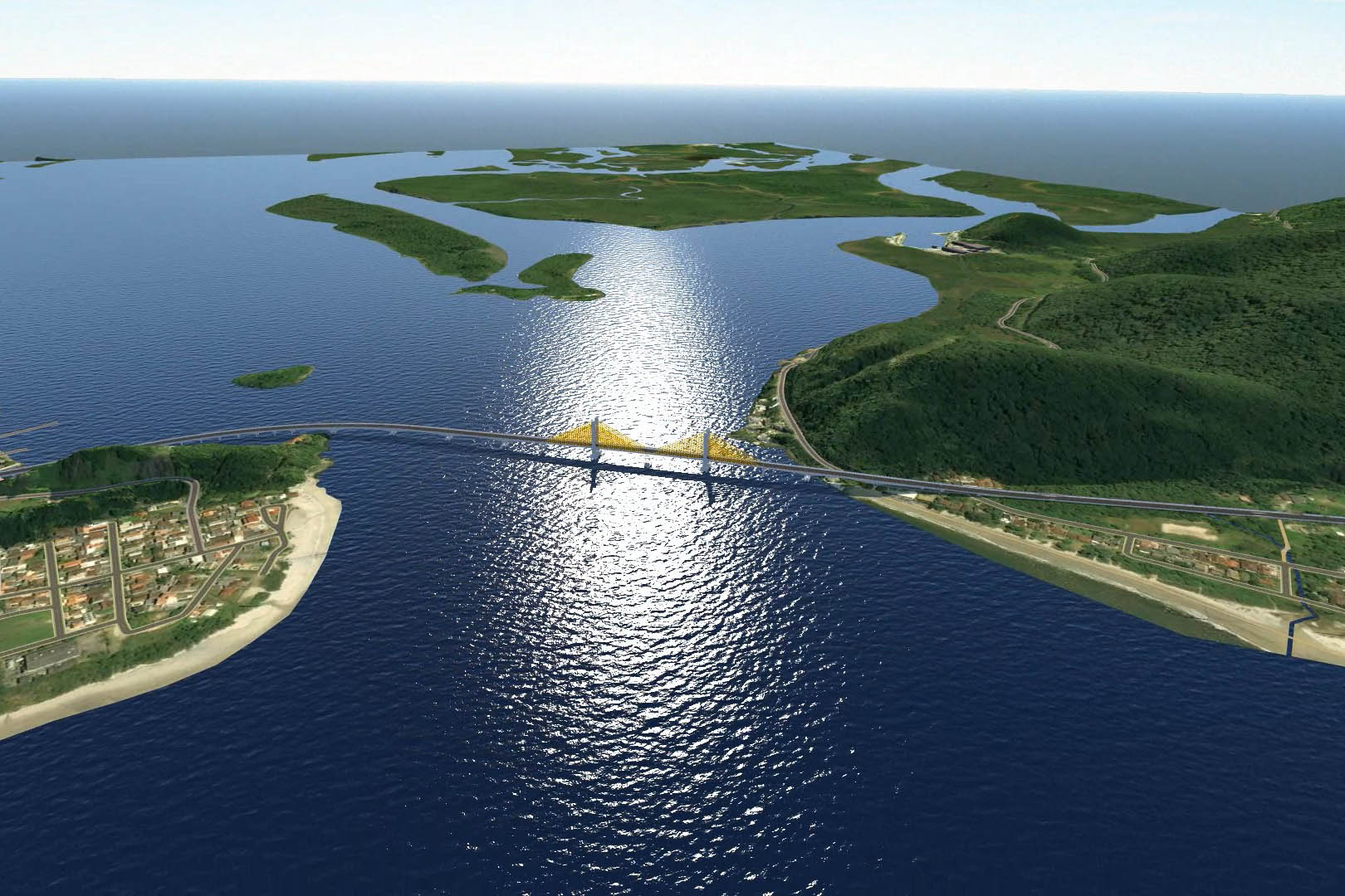 Audiências públicas vão debater estudo ambiental da Ponte de Guaratuba.