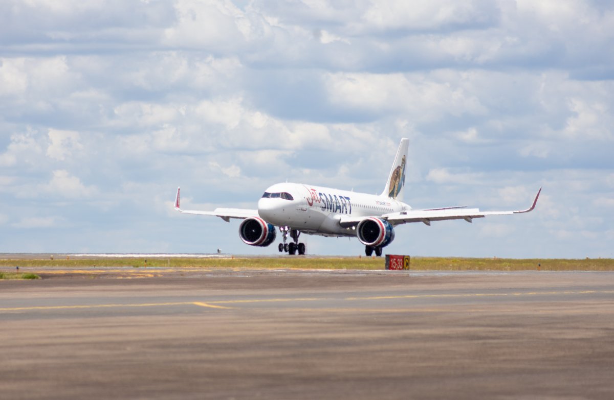 Voos da JetSMART serão realizados duas vezes por semana.