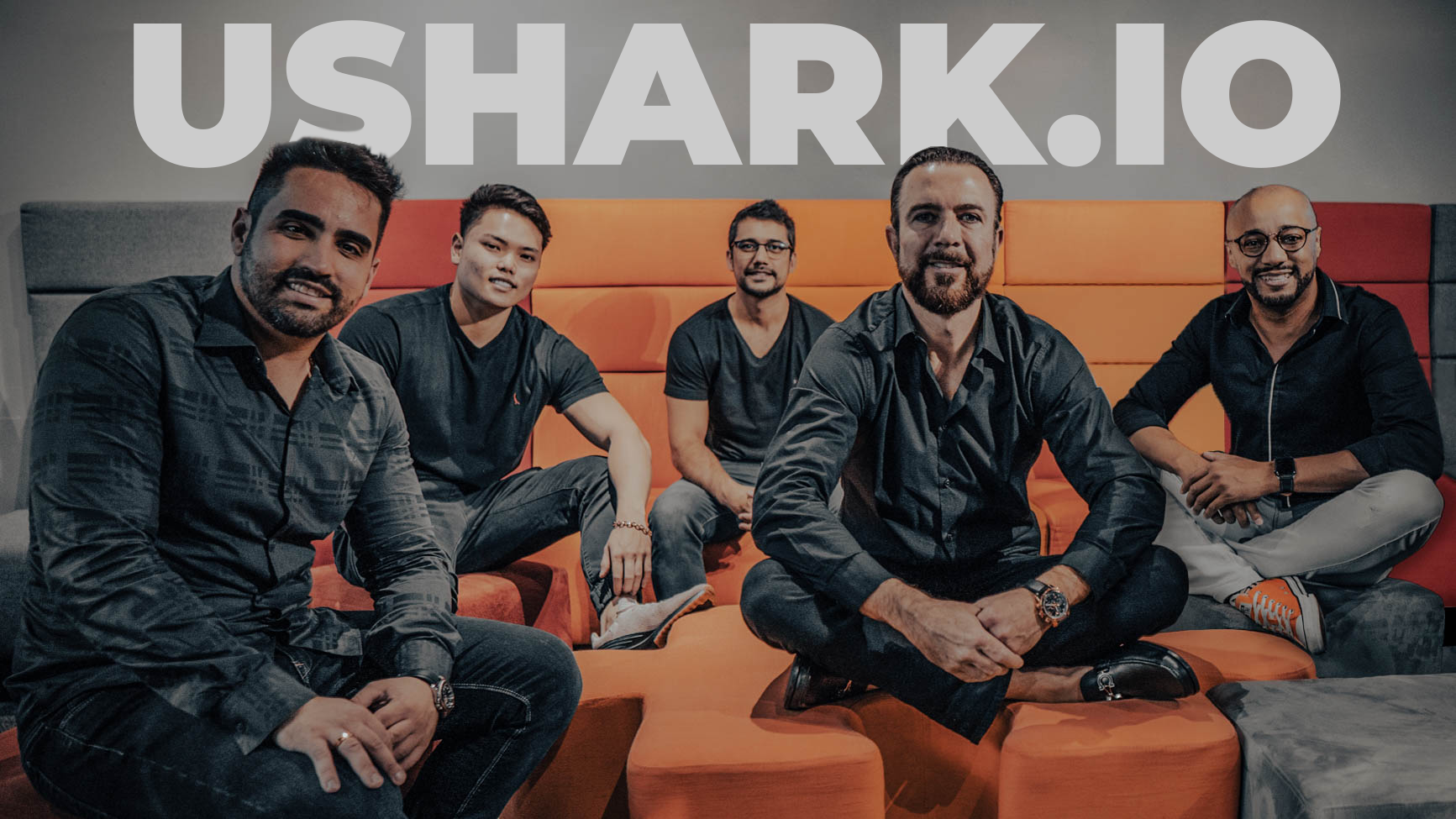 Sócios da uShark, plataforma de cripto para investimentos em startups.