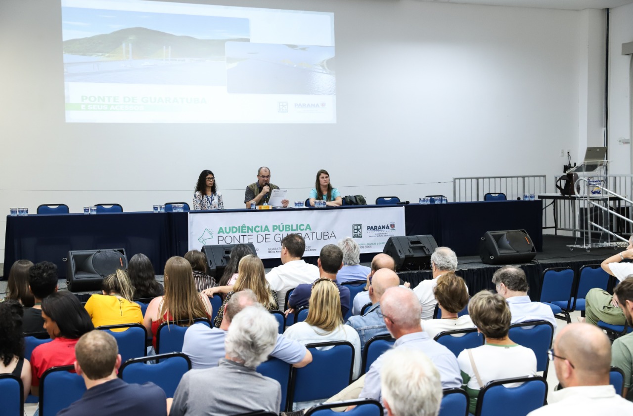DER responde questionamentos da população sobre a construção da Ponte de Guaratuba.