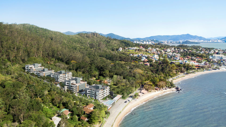O Piemonte Miragio Cacupé está em uma das localizações mais privilegiadas de Florianópolis  