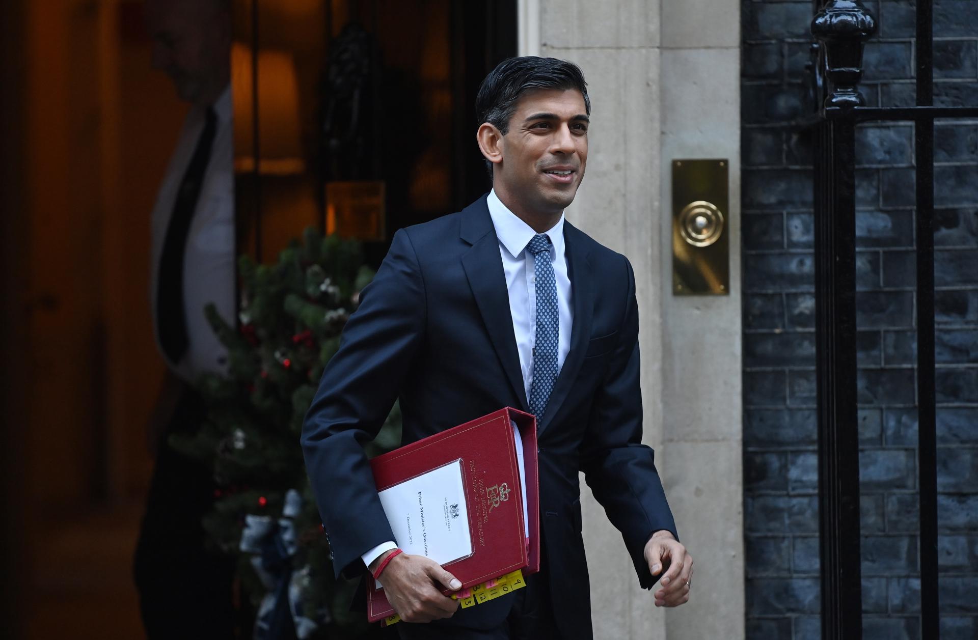 O primeiro ministro britânico, Rishi Sunak