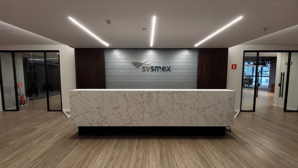 Escritório da Sysmex em Curitiba.