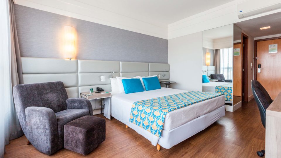 O hotel Bourbon oferece a segurança de uma rede tradicional, com o conforto de hotéis modernos