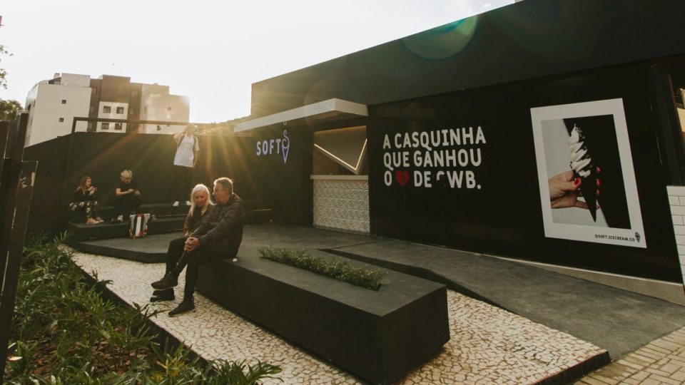 SOFT Ice Cream tem três unidades em Curitiba.
