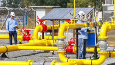 Planta de gás natural da Compagas.