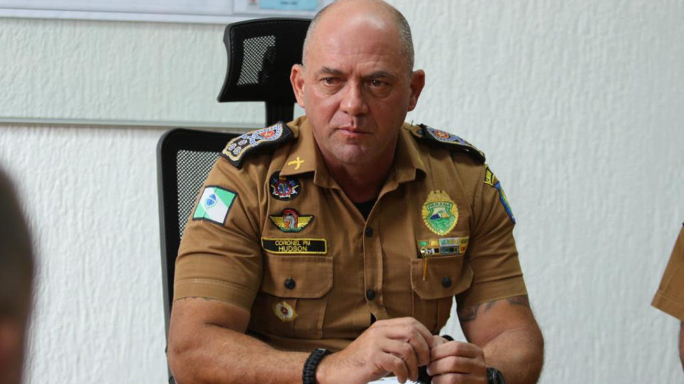 Coronel Hudson Leôncio Teixeira foi o escolhido pelo governador Ratinho Junior (PSD) para comandar a Segurança Pública. Ele era comandante-geral da PM.