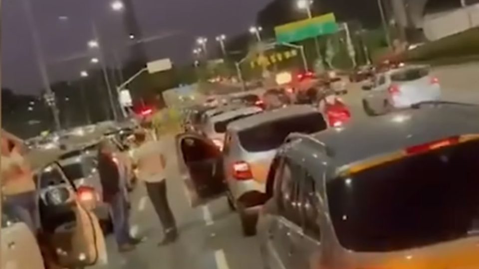 Protesto Lula Aeroporto Congonhas