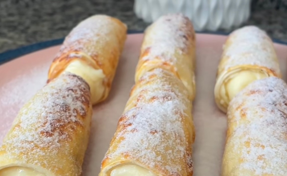 Cannoli falso: ideal para fazer com as crianças nas férias.