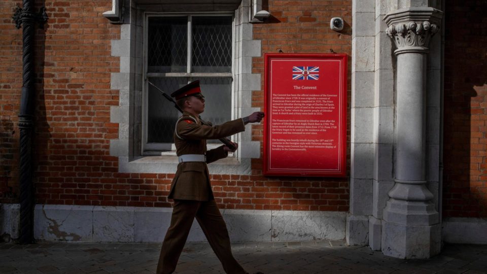 Soldado britânico em Gibraltar
