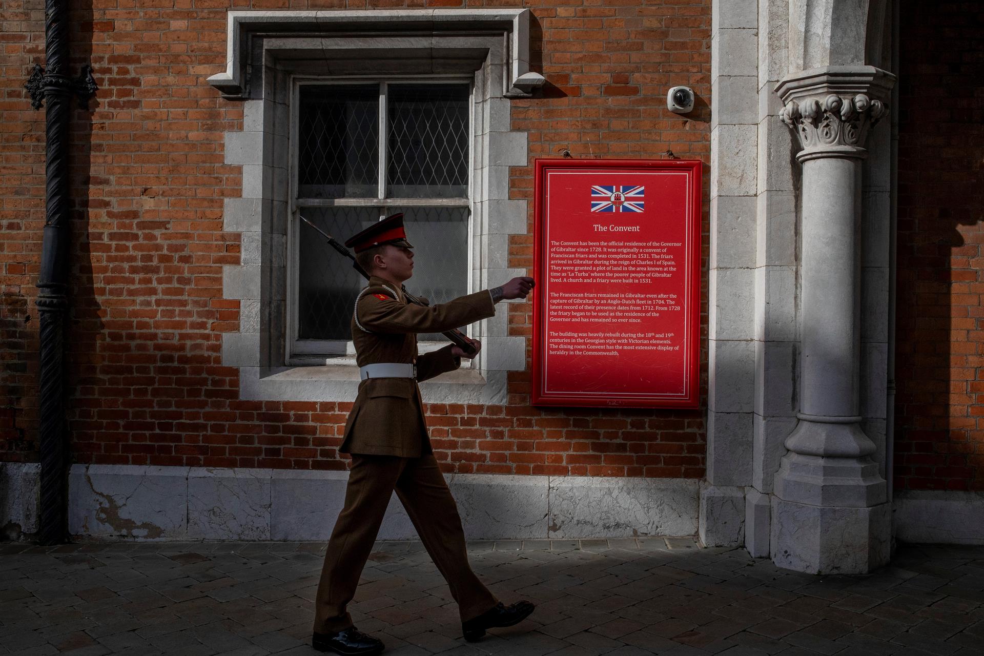Soldado britânico em Gibraltar