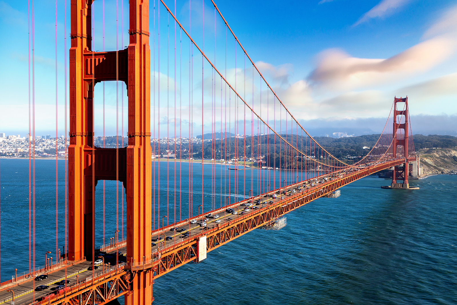 Ponte Golden Gate, em San Francisco, Califórnia