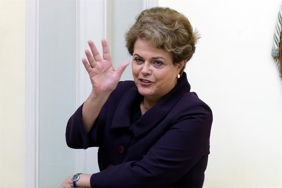 A ex-presidente Dilma Rousseff, destituída do cargo em 2016