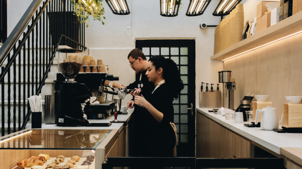 Unidade da cafeteria The Coffee em São Paulo