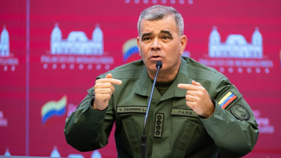 Vladimir Padrino López, ministro da defesa da Venezuela
