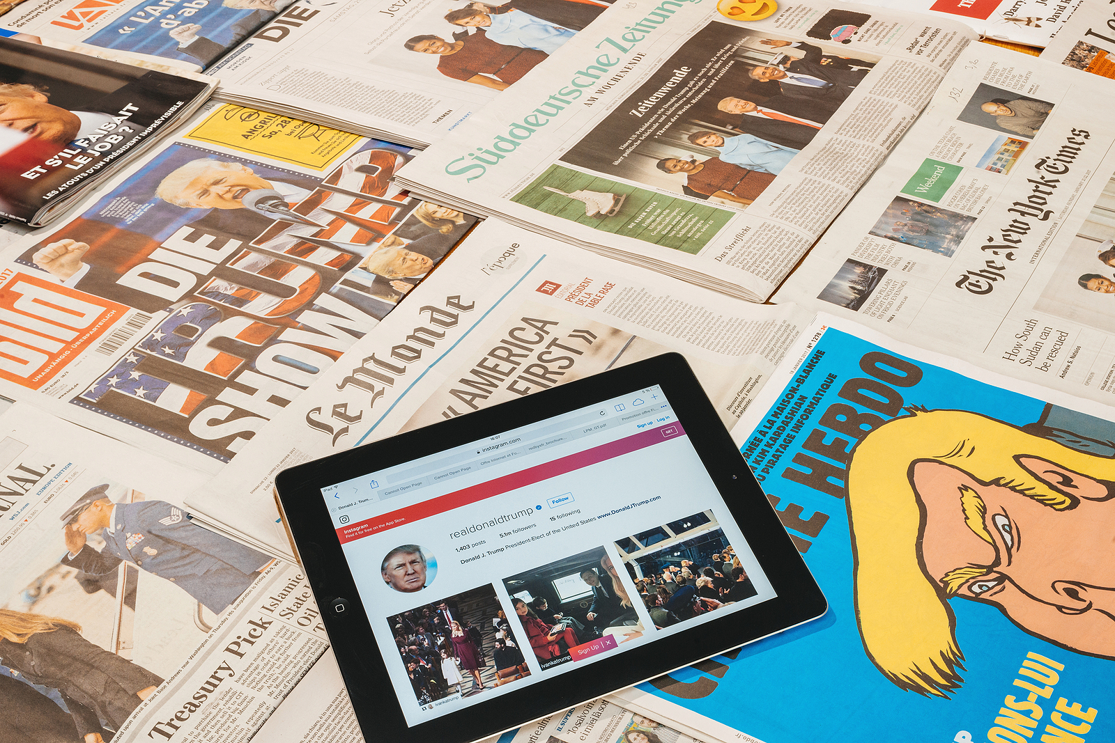 Donald Trump e redes sociais