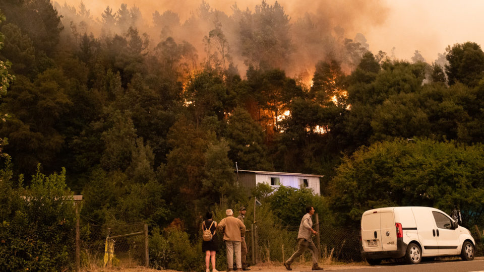 incêndios florestais no Chile